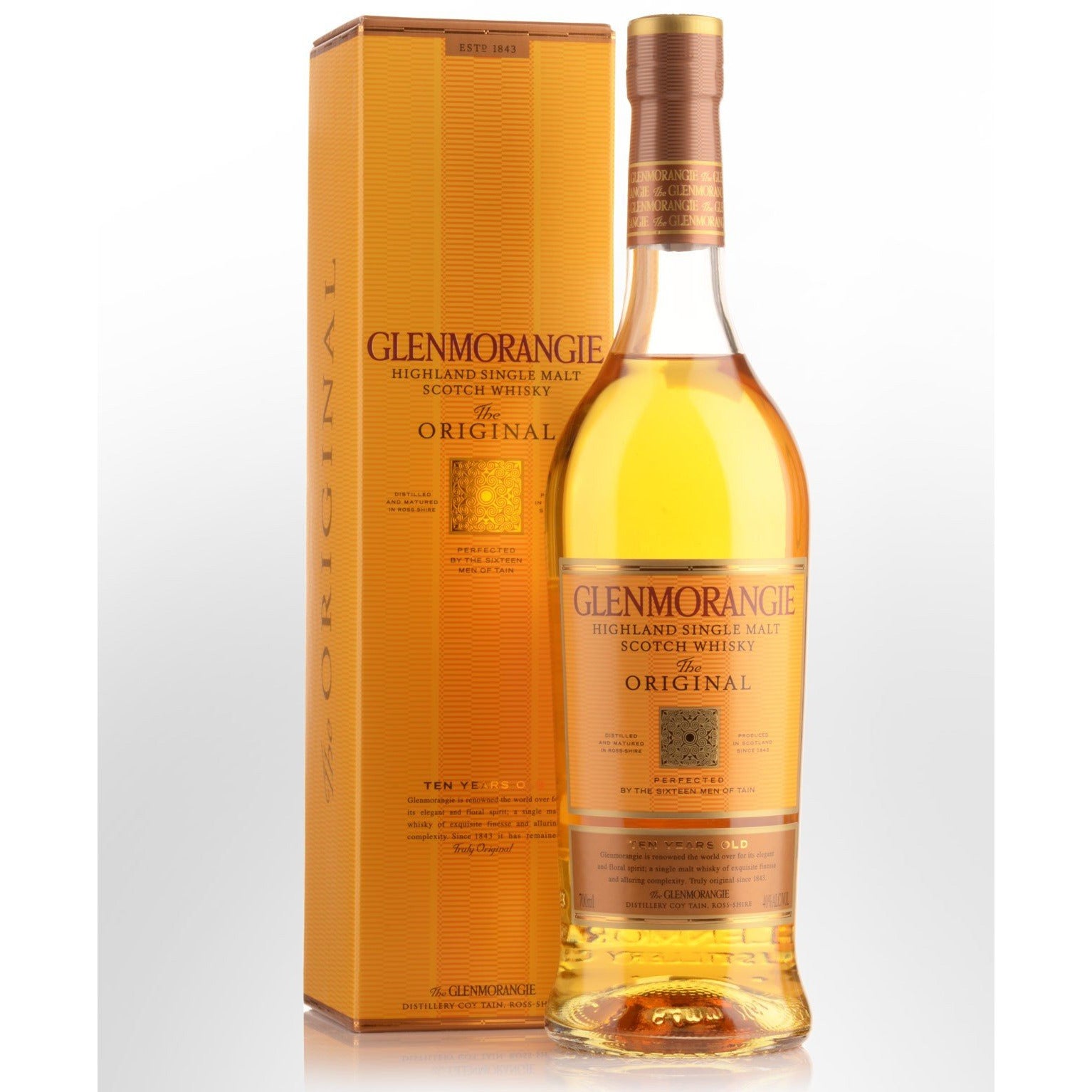 Glenmorangie The Original Single Malt Scotch Whisky 10 Year Old 700mL