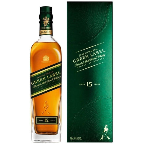 Johnnie Walker Green Label Blended Malt Scotch Whisky 700mL