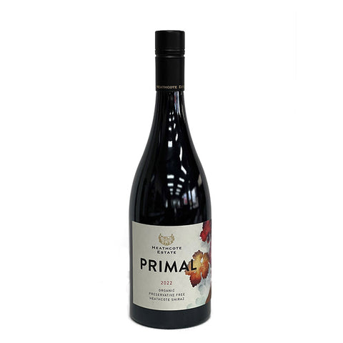 HEATHCOTE ESTATE PRIMAL PRESERVATIVE FREE SHIRAZ 2022 13.5% 750ML