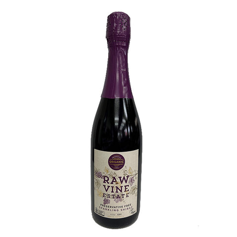 Raw Vine Estate Organic Preservative Free Sparkling Shiraz 750mL