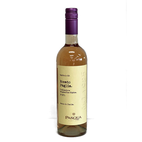 Pasqua Puglia Rosato Rosé 2020 750mL (Italy)